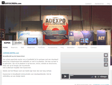 Tablet Screenshot of exposcreen.com